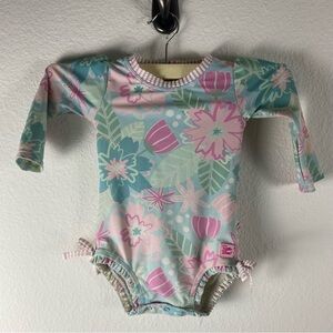 Ruffle Butts Girls 12-18‎ months Swimsuit Bathing Suit One Piece rash guard